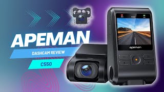 APEMAN C550 Dashcam A Closer Look [upl. by Gurl]