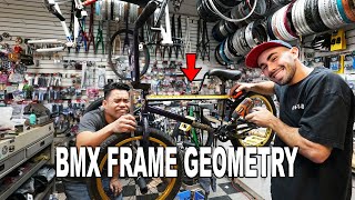 BMX BIKE FRAME MEASUREMENTS AND GEOMETRY [upl. by Vories777]