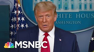 Trump Touts Stock Market Numbers After Dow Hits 30000 Amid Vaccine Transition News  MSNBC [upl. by Lupiv]