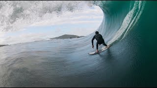 How The Right Almost Killed This Local Hellman With a 3Wave Beatdown  SURFER Magazine [upl. by Nnaeiram450]