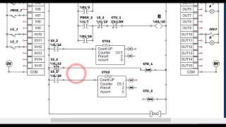 Automation Studio COUNTER UP IN PLC LADDER PROGRAM Electro pneumatics [upl. by Flanagan984]