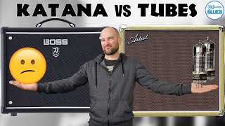 Boss Katana vs Tube Amp Can the Katana Keep Up [upl. by Tamara]