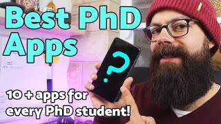 Best PhD Apps  10 essential apps for every PhD student [upl. by Brittnee]