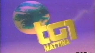 RAI Uno  Sigla TG1 Mattina 1990 [upl. by Mandy]