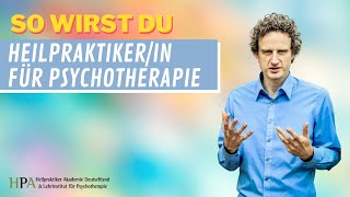 ✅ Heilpraktiker für Psychotherapie werden Anleitung [upl. by Pepi]