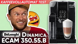 DeLonghi Dinamica ECAM 35055B Exzellente Kaffeegetränke im Test [upl. by Nyrrek]