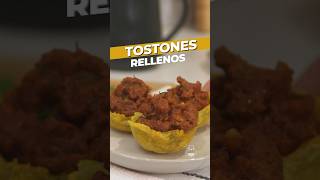 Delicious Stuffed Plantains Tostones Rellenos Recipe [upl. by Anihc]