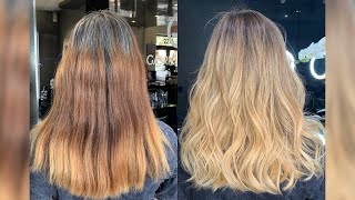 Cómo hacer corrección de color Eliminar el pelo Naranja Color Correction [upl. by Hareema]