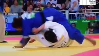 Rafaela Silva vs Sumiya Dorjsuren for gold medal of Rio 2016 in the womens 57kg Judo HANSOKU [upl. by Eenor]