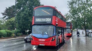 Bus Journey Metroline Travel Route 204  WDE2787 LV23DHX  Wrightbus Streetdeck Electroliner EV [upl. by Genisia896]