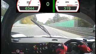 mercedes benz c11 lemans 2012 310kph qualifying blowout [upl. by Day]