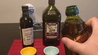 Olive Oil Review  Kirkland vs Pompeian vs Lucini [upl. by Conover]