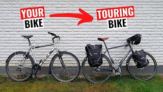 You Dont Need To Buy A Touring Bike  Do This Instead Hybrid To Touring Bike Conversion [upl. by Elttil167]