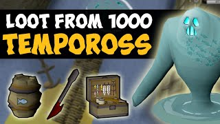 Loot From 1000 Tempoross  Buffed Loot [upl. by Ecyt]