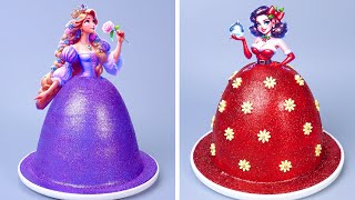 Beautiful Princess Doll Cake Recipes 👑 Fantasic Pull Me Up Cake Hacks  Tsunami Cake [upl. by Gnihc]