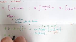 Calculer une INTÉGRALE  Méthode  Exemple  Maths Prépa Licence [upl. by Vogel503]