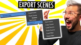 How To COPY SCENES To OTHER SCENE COLLECTIONS In OBS [upl. by Medea]