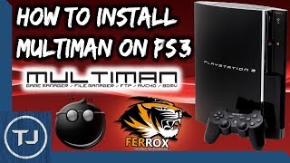 PS3 How To Install multiMAN On 482 Custom Firmware Jailbreak Required [upl. by Assirolc]