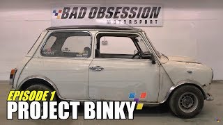 Project Binky  Episode 1  Austin Mini GTFour  Turbo Charged 4WD Mini [upl. by Nagiem]