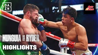 FIGHT HIGHLIGHTS  Jaime Munguia vs John Ryder [upl. by Atiniv]