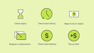 myki account View account and myki information [upl. by Khorma]