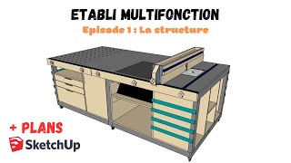 Un établi parfait   La structure [upl. by Eillit199]