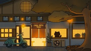 japanese night cafe vibes  a lofi hip hop mix  chill with taiki [upl. by Kalina]