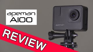 Apeman A100 Action Camera Review [upl. by Aikcir]