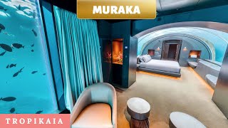 THE MURAKA Maldives Underwater Hotel Room Inside Look [upl. by Irtak940]