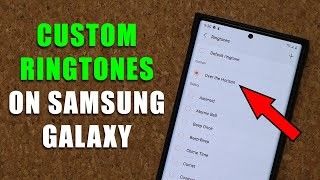 How to Set ANY Song as Custom Ringtone on your Samsung Galaxy Smartphone [upl. by Lody482]