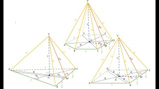 Piramida regulata  Calculul elementelor Arie Volum [upl. by Dore876]