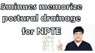 Postural drainage how to memorize NPTE [upl. by Yregerg]