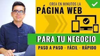 Cómo Crear Una Página Web para Mi Negocio ▶︎ Desde Cero Paso a Paso Profesional y Seguro 👌 [upl. by Ticknor]