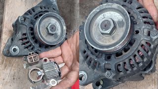 How to replace Alternator IC Regulator  Mitsubishi Lancer  Gallant [upl. by Malley]