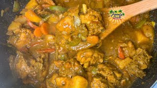 How To Make Jamaican Curry Chicken  Easy Curry Chicken Recipe [upl. by Eceinahs329]