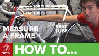 Road Bike Fit  How To Measure A Bike Frame [upl. by Lindahl]