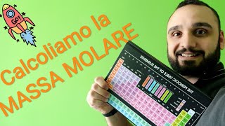 Come calcolare la MASSA MOLARE  ESERCIZI [upl. by Enahpets]