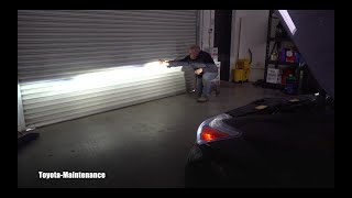 How To adjust headlights on Toyota Prius [upl. by Elaval]