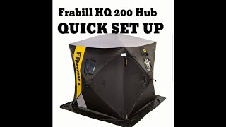 How Set up The Frabill HQ 200 Hub [upl. by Kissie]