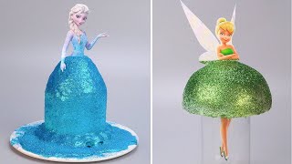 Tsunami Cake Decorating Part 2 Awesome Disneys Princess Cake Ideas  Cake Lovers [upl. by Airebma]