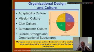 Organization Theory and Design  Chapter 7  Part 3  Organization Culture Types of Cultures [upl. by Ahsienyt702]