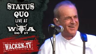 Status Quo  2 Songs  Live at Wacken Open Air 2017 [upl. by Hennessy]