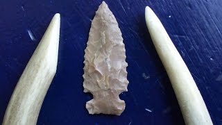 Make Your Own Antler Flintknapping Tools HD [upl. by Ado377]