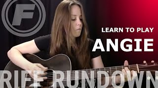 Learn to play quotAngiequot Acoustic by The Rolling Stones [upl. by Jeffcott618]