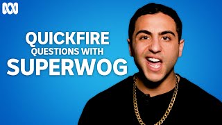 Superwog takes on the quickfire challenge  Quickfire Questions [upl. by Niarda782]