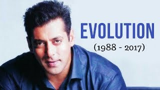 Salman Khan Evolution 1988  2017 [upl. by Lindon]