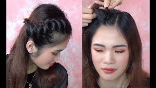 Hướng dẫn tết tóc đơn giản đi chơi  dự tiệc hairstyles [upl. by Mata]