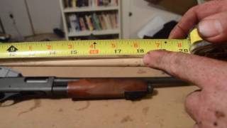 Measuring Shotgun Barrels for Legality [upl. by Debor]