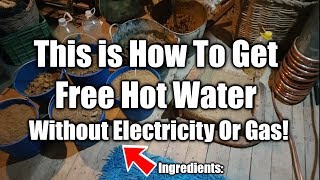 DIY Rocket Stove Hot WATER HEATER [upl. by Asssilem]