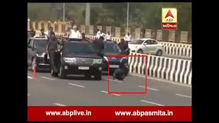 spg officers escorting pm modi on delhi meerut expressway [upl. by Ede435]